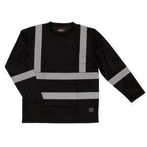 L/S Safety T-Shirt with Segmented Stripes