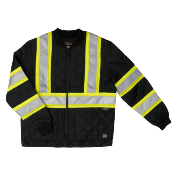 Quilted Safety Jacket S432 - Image 5