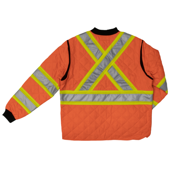 Quilted Safety Jacket S432 - Image 2