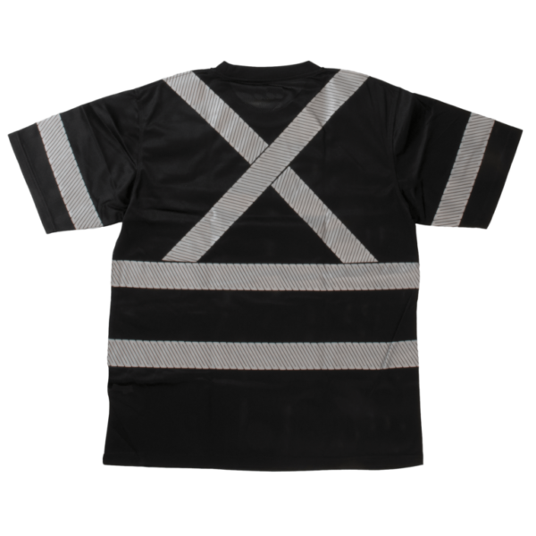 S/S Safety T-Shirt with Segmented Stripes ST07 - Image 2