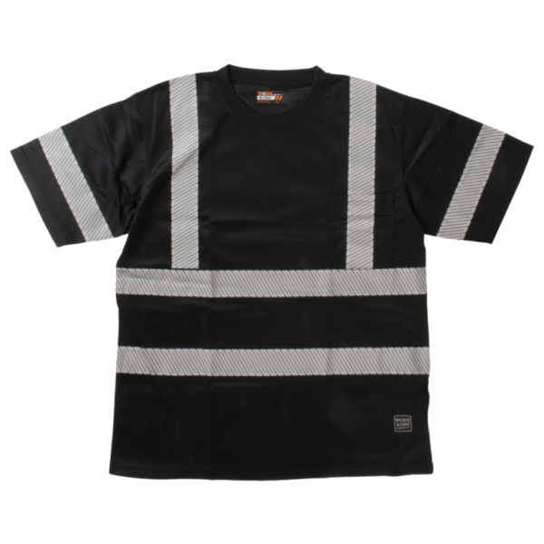 S/S Safety T-Shirt with Segmented Stripes ST07