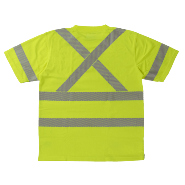 S/S Safety T-Shirt with Segmented Stripes ST07 - Image 4