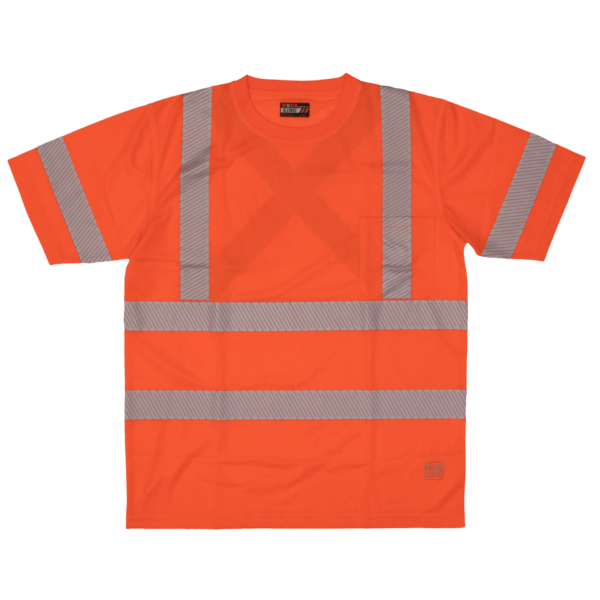 S/S Safety T-Shirt with Segmented Stripes ST07 - Image 5