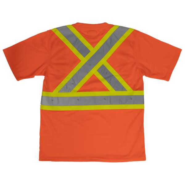 S/S Safety T-Shirt with Pocket S392 - Image 2