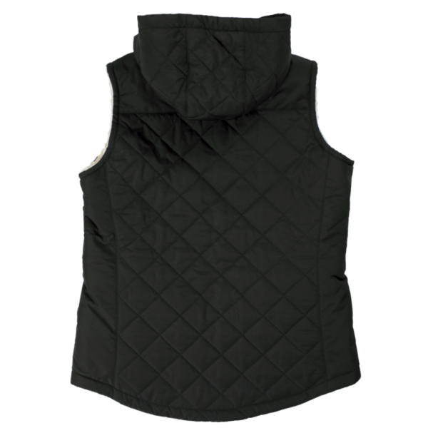 Women’s Quilted Sherpa Lined Vest WV02 - Image 2