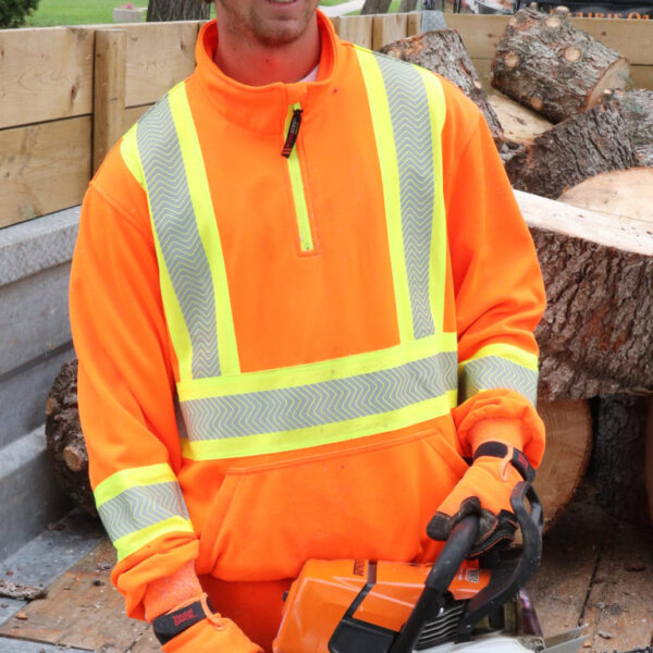 1/4 Zip Safety Pullover SJ19 - Image 7