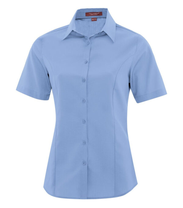 EVERYDAY SHORT SLEEVE LADIES' WOVEN SHIRT. L6021 - Image 6