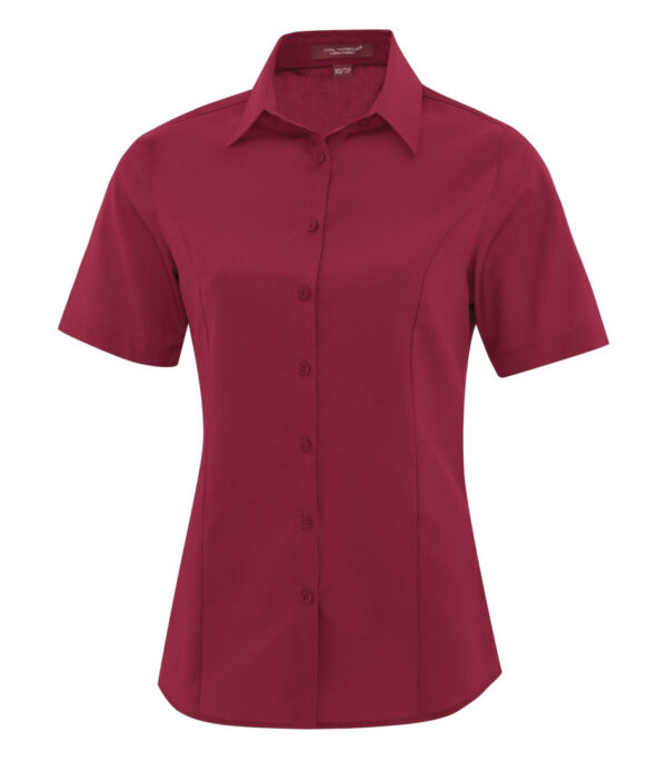 EVERYDAY SHORT SLEEVE LADIES' WOVEN SHIRT. L6021 - Image 9