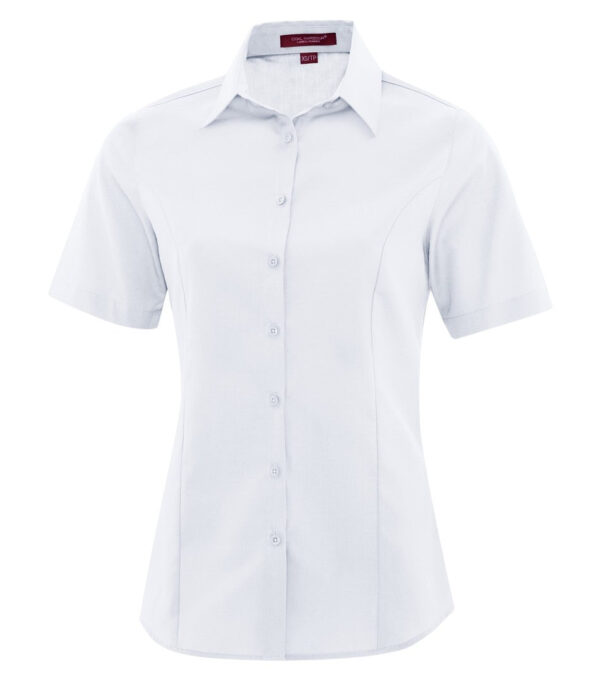 EVERYDAY SHORT SLEEVE LADIES' WOVEN SHIRT. L6021 - Image 2